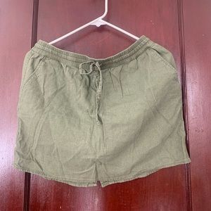 Simple but classic olive green skirt